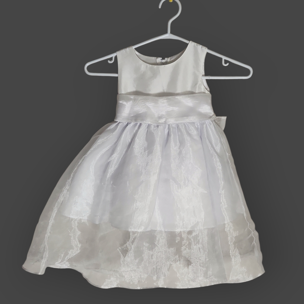 Toddlers White Formal Lace Dress